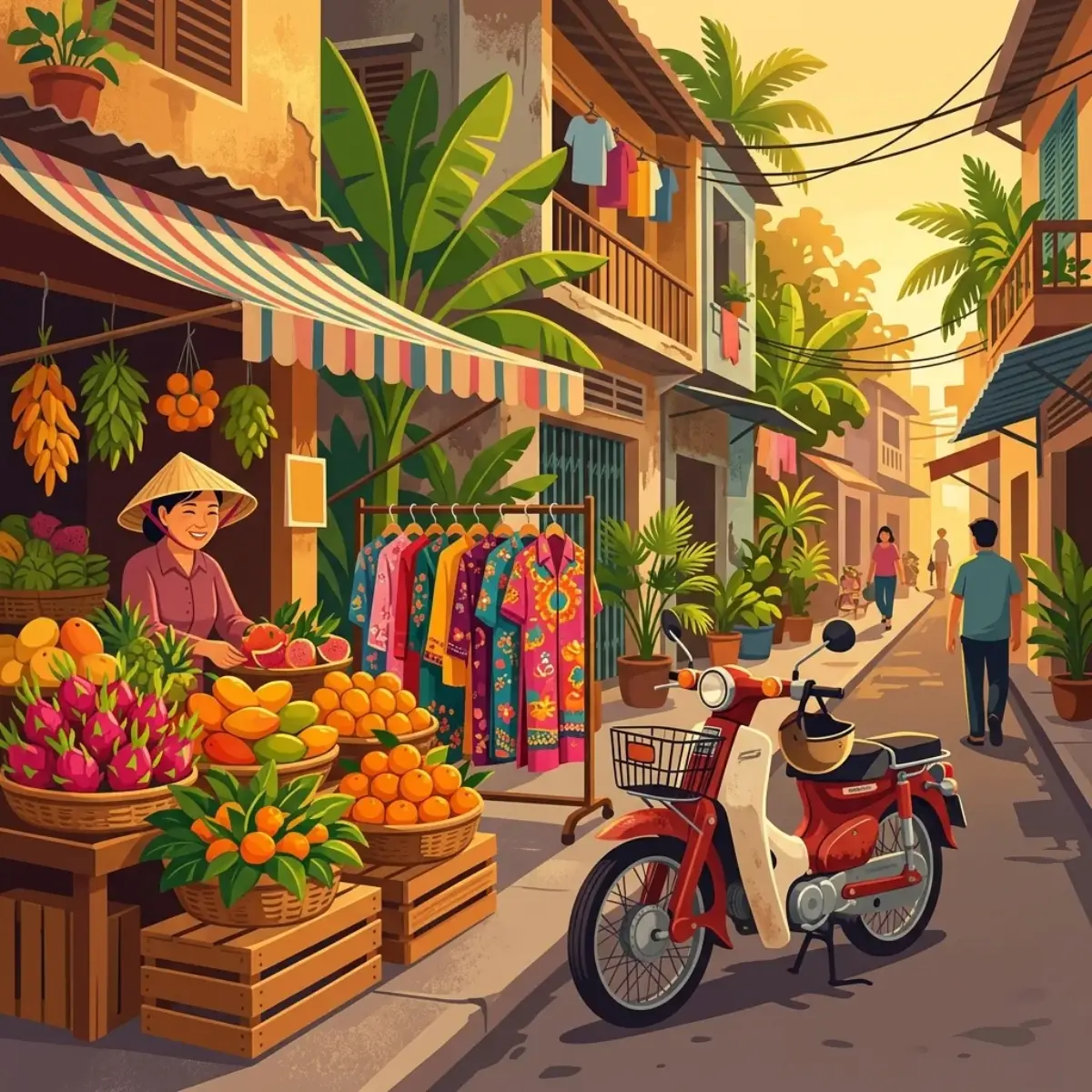 Colors in Vietnamese: Đỏ, Xanh, Vàng and the One Word for Both Blue and Green