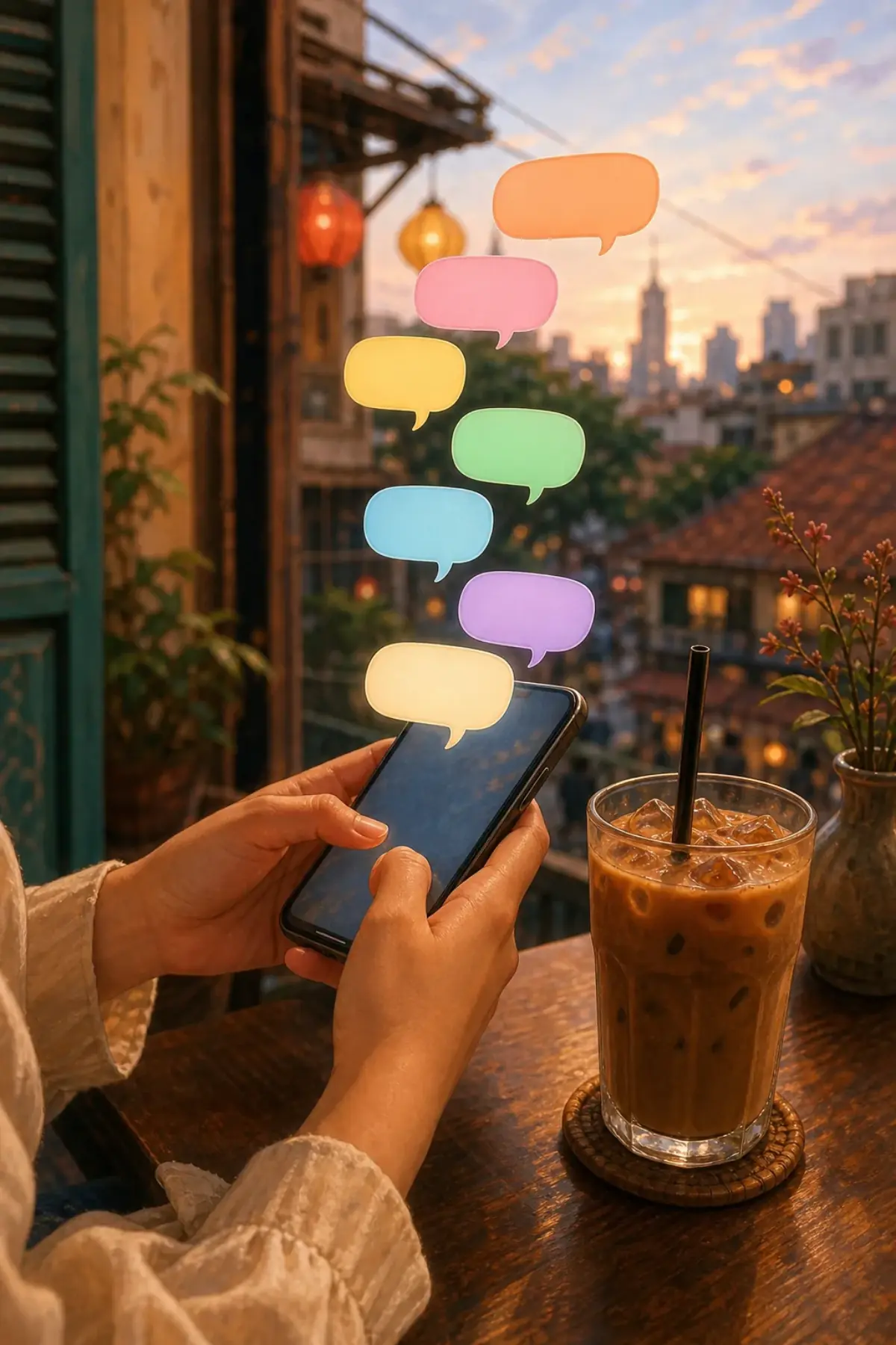 Texting a Friend in Saigon Vietnamese: Zalo Slang, Abbreviations & That "rảnh hông đi cà phê" Energy