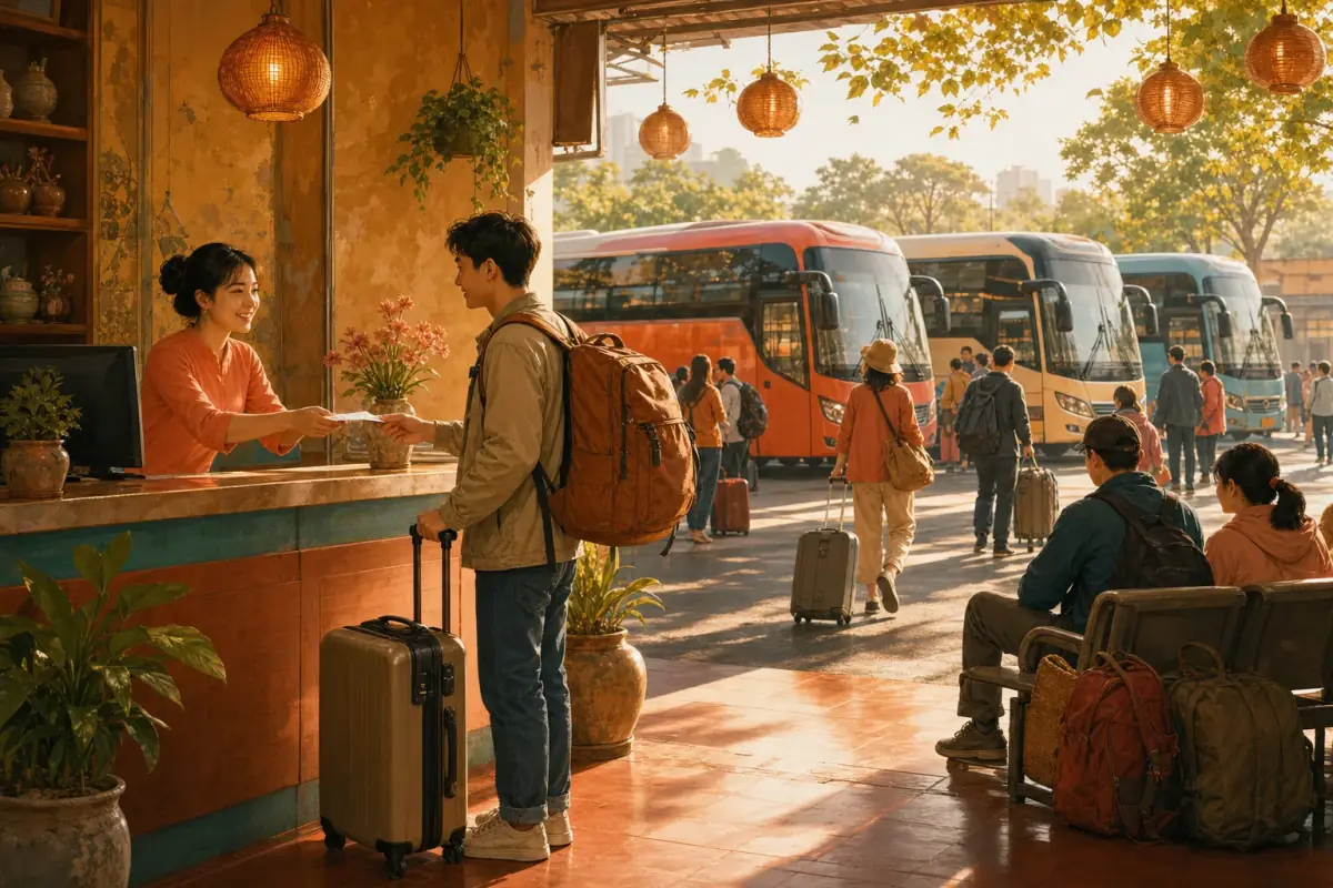 Buying Tickets & Travelling Out of Saigon in Southern Vietnamese