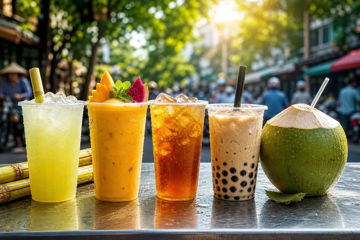 Saigon Drinks Beyond Coffee: Nước Mía, Sinh Tố, Trà Đá, Trà Sữa & More