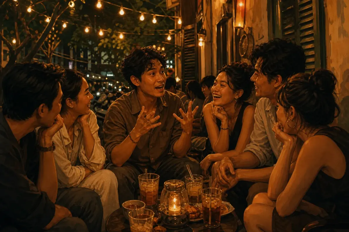 How to Tell a Story in Southern Vietnamese: Hồi Đó, Rồi, Xong, Tự Nhiên