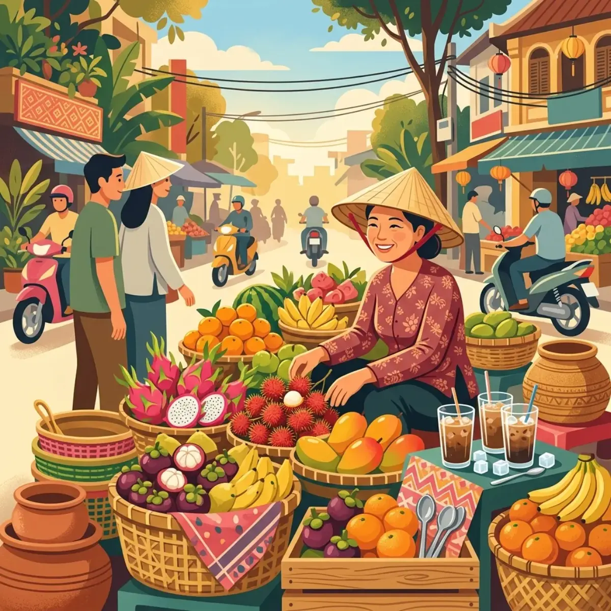 Vietnamese Classifiers Made Simple: cái, con, chiếc and the Saigon Words for Fruit and Coffee