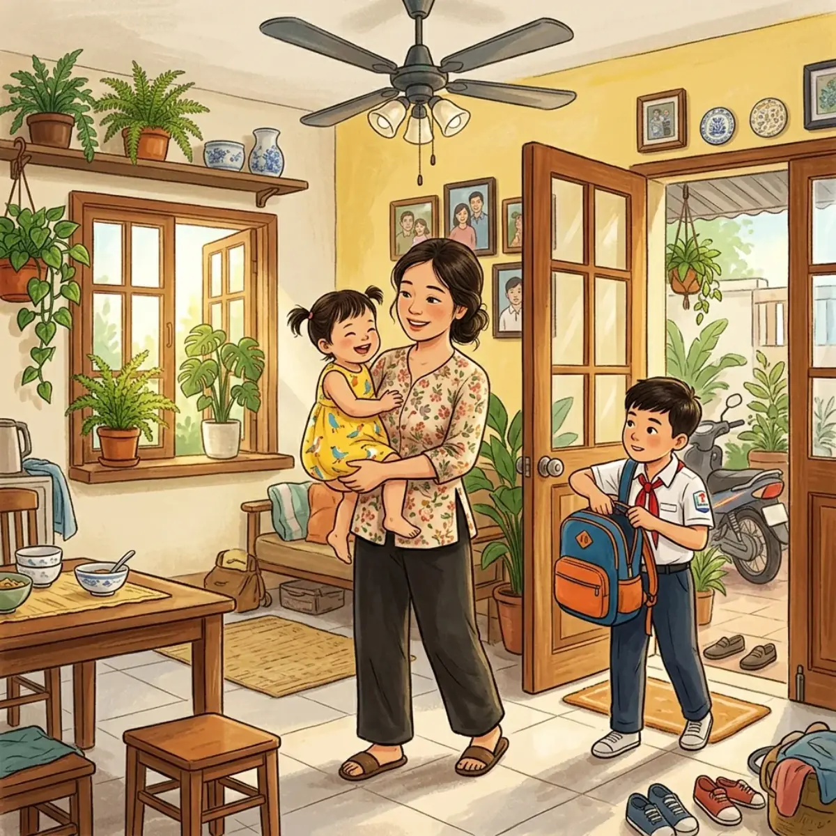 Kids & Family Life in Southern Vietnamese: em bé, bồng, ẵm, nhõng nhẽo & More