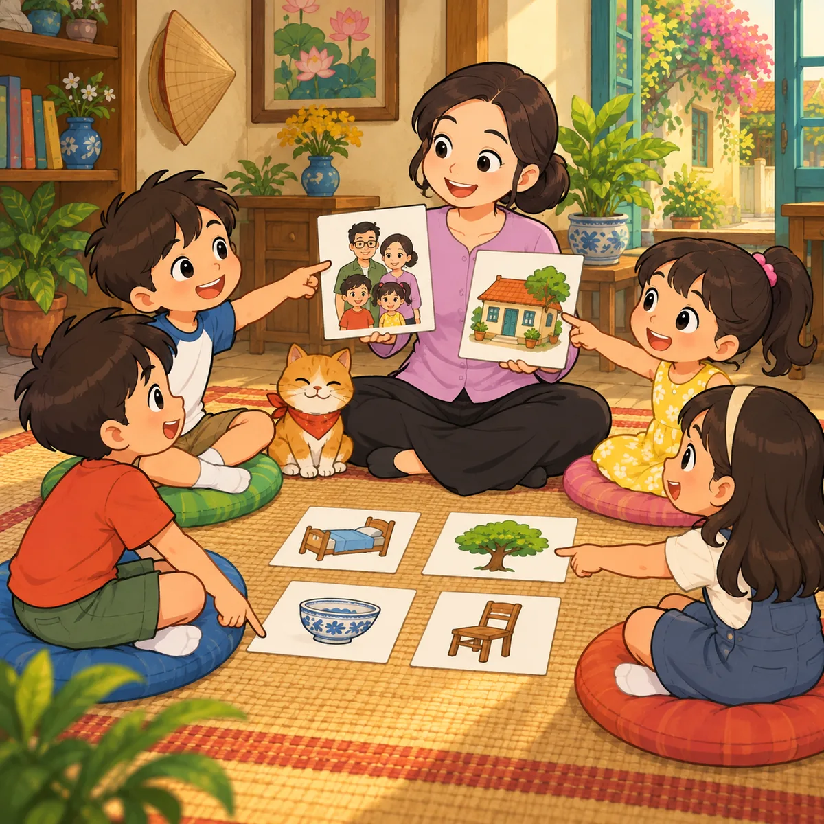 Tìm lớp tiếng Việt gần nhà cho con: So sánh lớp cộng đồng và lớp online.