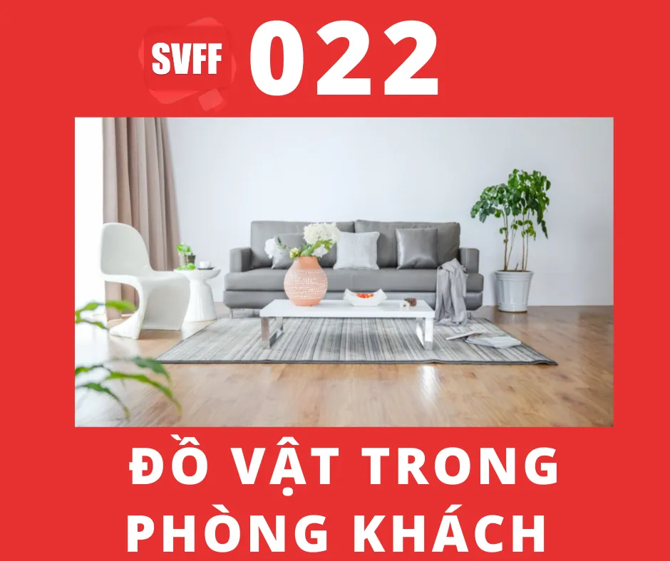ĐỒ VẬT TRONG PHÒNG KHÁCH