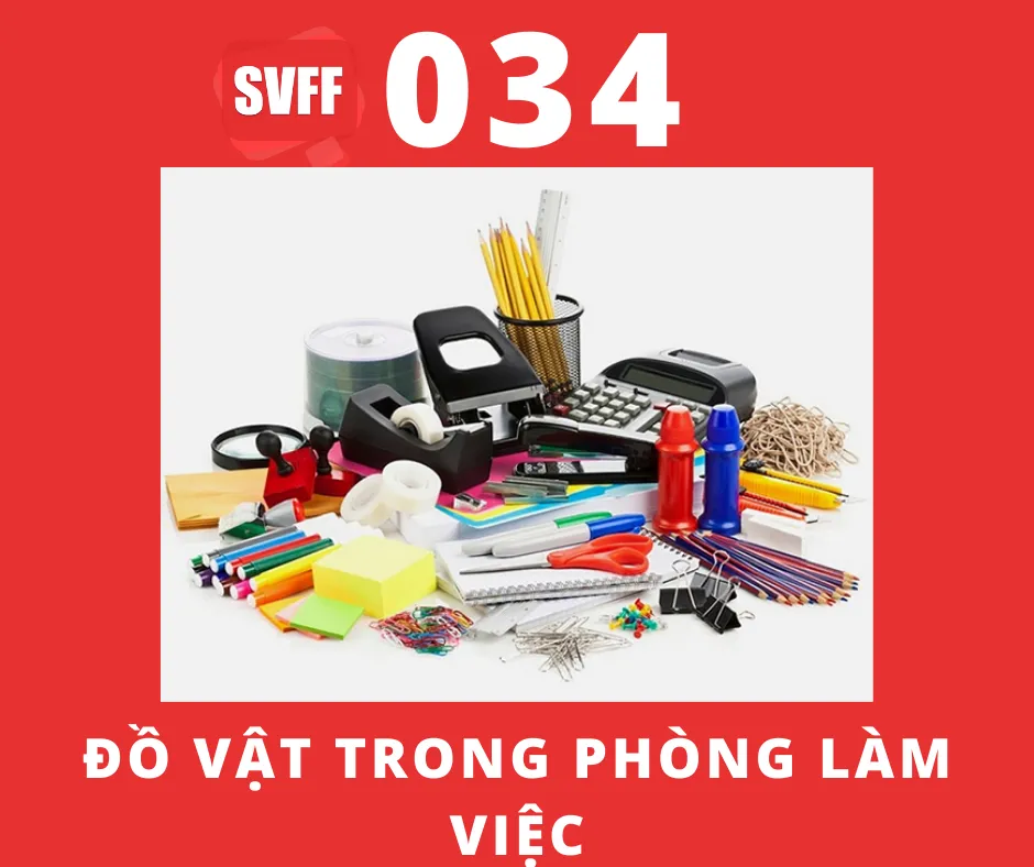 ĐỒ VẬT TRONG PHÒNG LÀM VIỆC