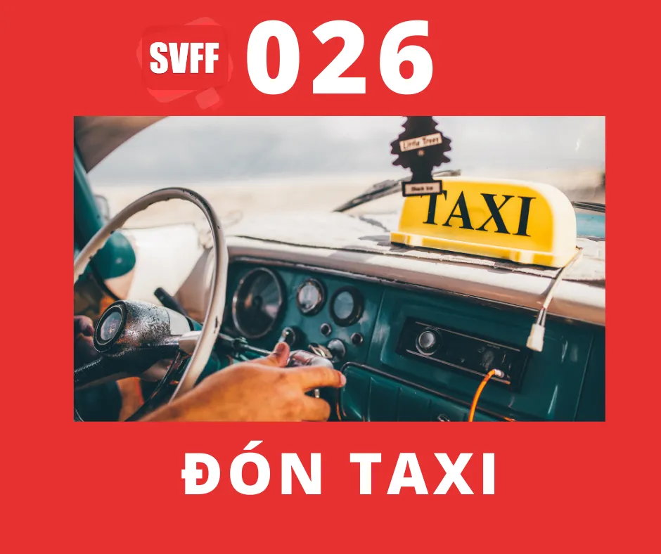 Đón taxi