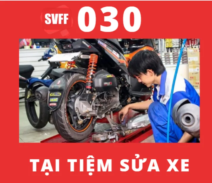 TẠI TIỆM SỬA XE