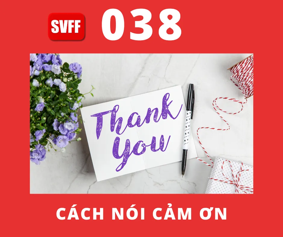 Các cách nói cảm ơn
