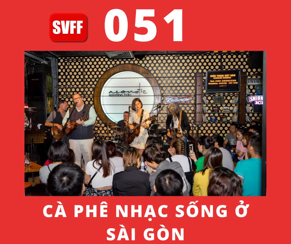 Cà phê nhạc sống ở Sài Gòn