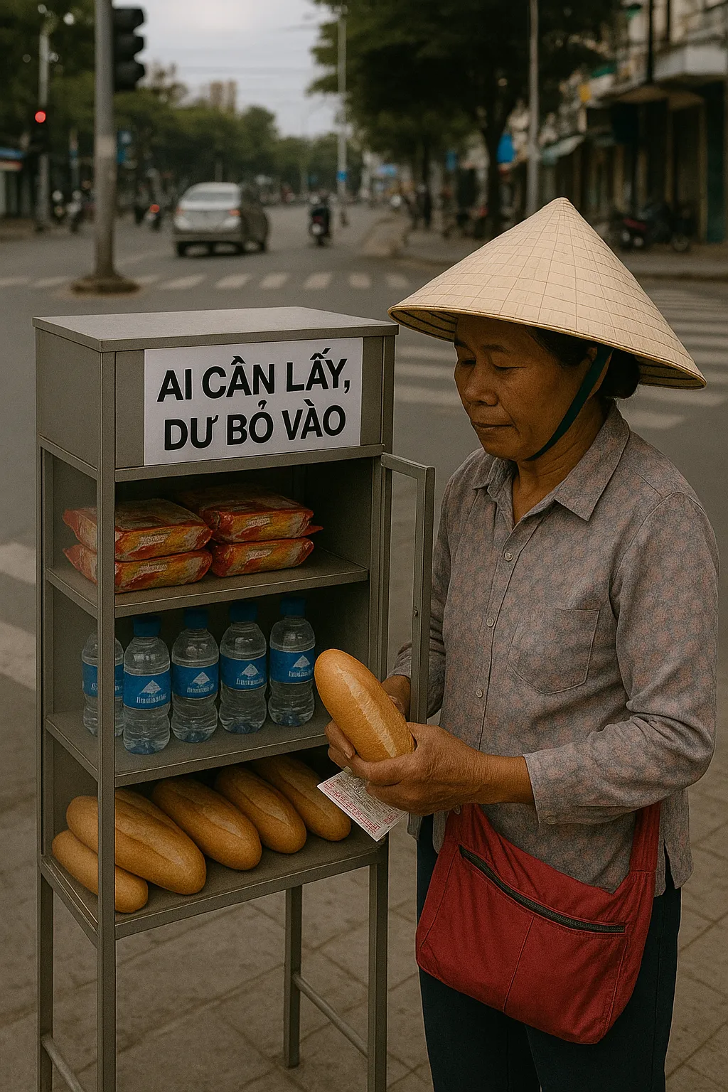 Chiếc tủ "ai cần lấy, dư bỏ vào"