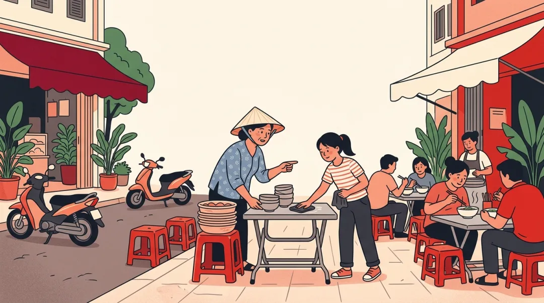 Illustration for the Vietnamese grammar pattern bảo