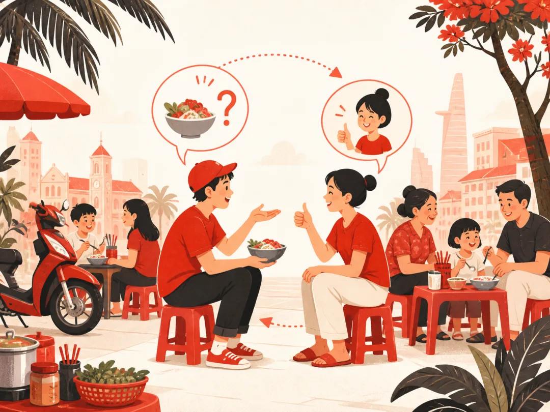Illustration for the Vietnamese grammar pattern có … không