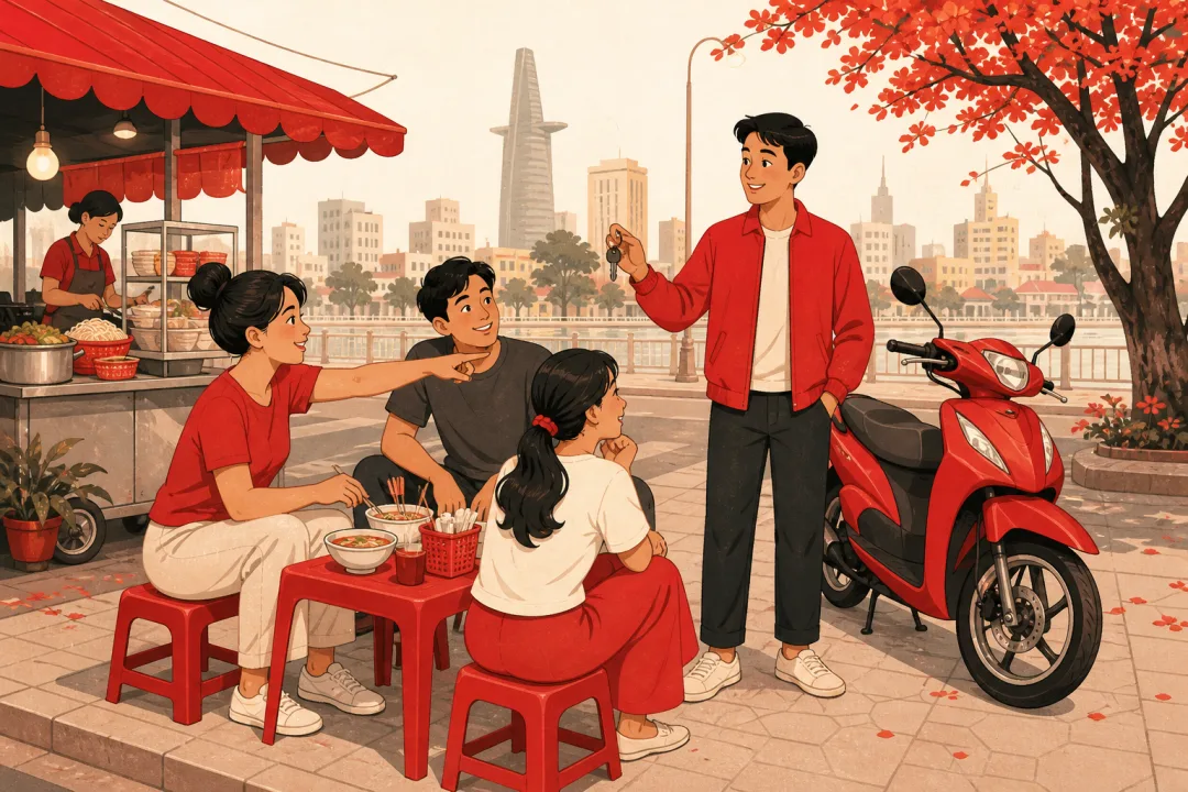 Illustration for the Vietnamese grammar pattern có phải … không