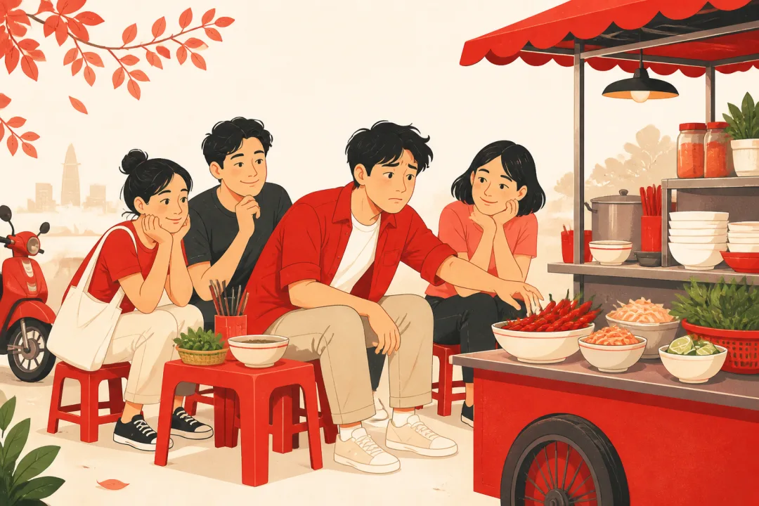 Illustration for the Vietnamese grammar pattern dám