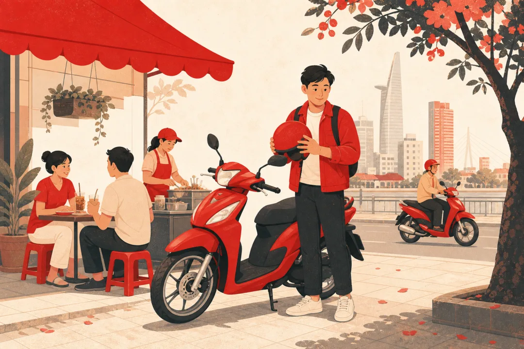Illustration for the Vietnamese grammar pattern định