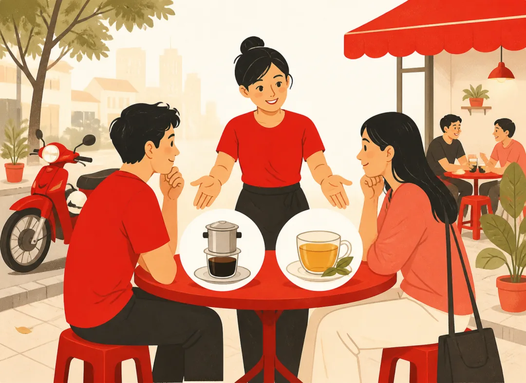 Illustration for the Vietnamese grammar pattern hay