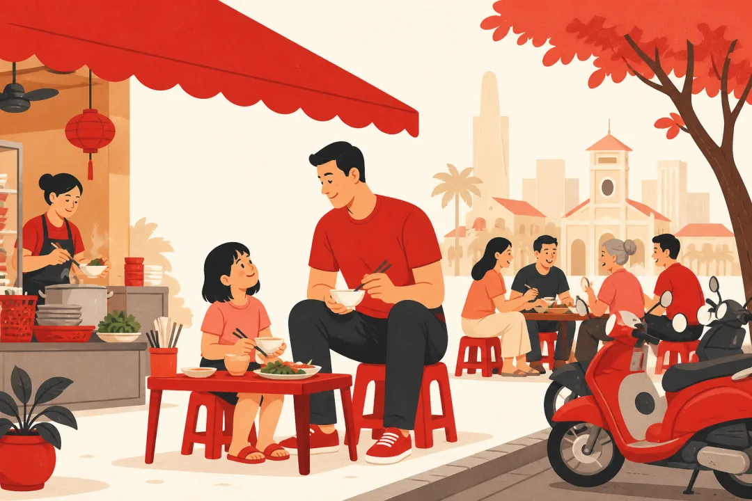 Illustration for the Vietnamese grammar pattern hơn