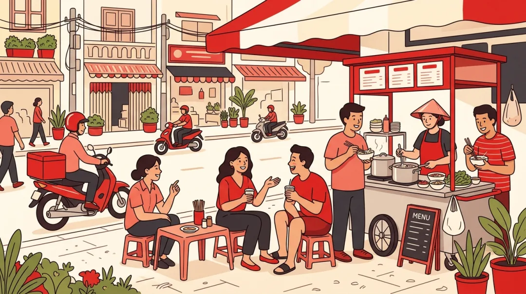 Illustration for the Vietnamese grammar pattern muốn