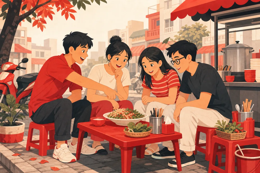 Illustration for the Vietnamese grammar pattern này