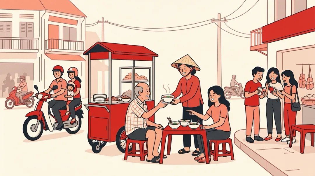 Illustration for the Vietnamese grammar pattern những