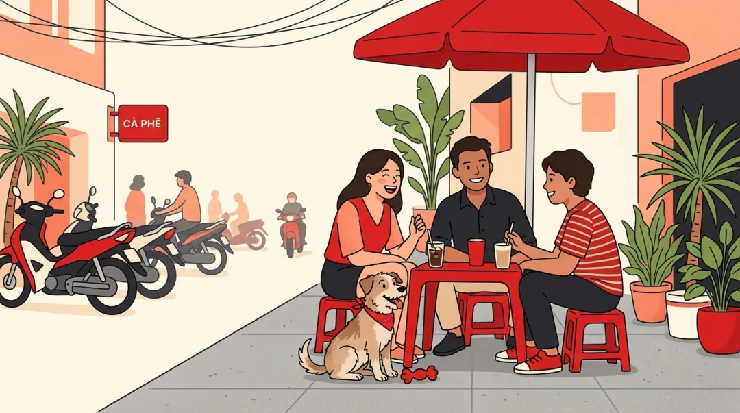 Illustration for the Vietnamese grammar pattern nó