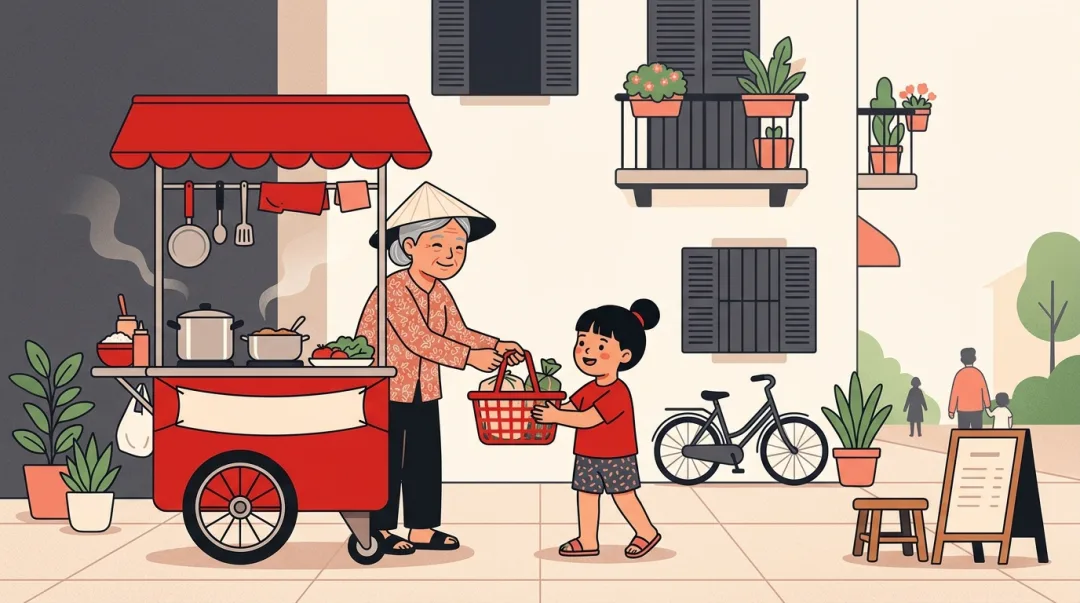 Illustration for the Vietnamese grammar pattern sai