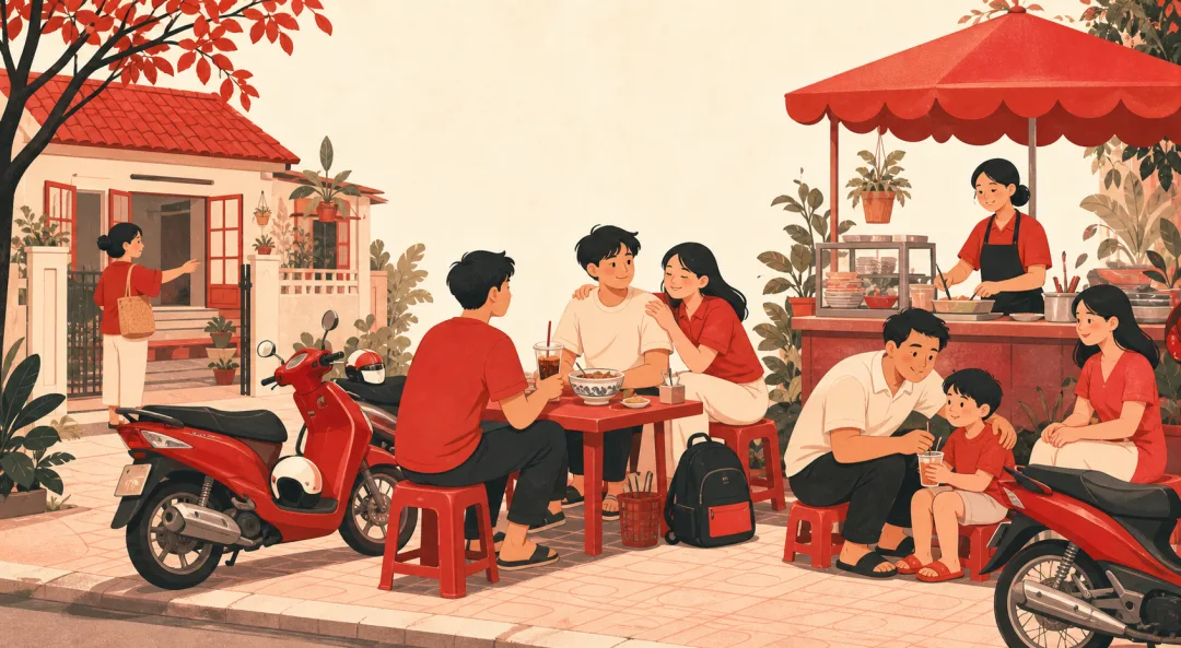 Illustration for the Vietnamese grammar pattern Possessives — Using *Của* (and When to Drop It)
